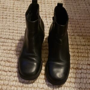 Bass Black Ankle Boots